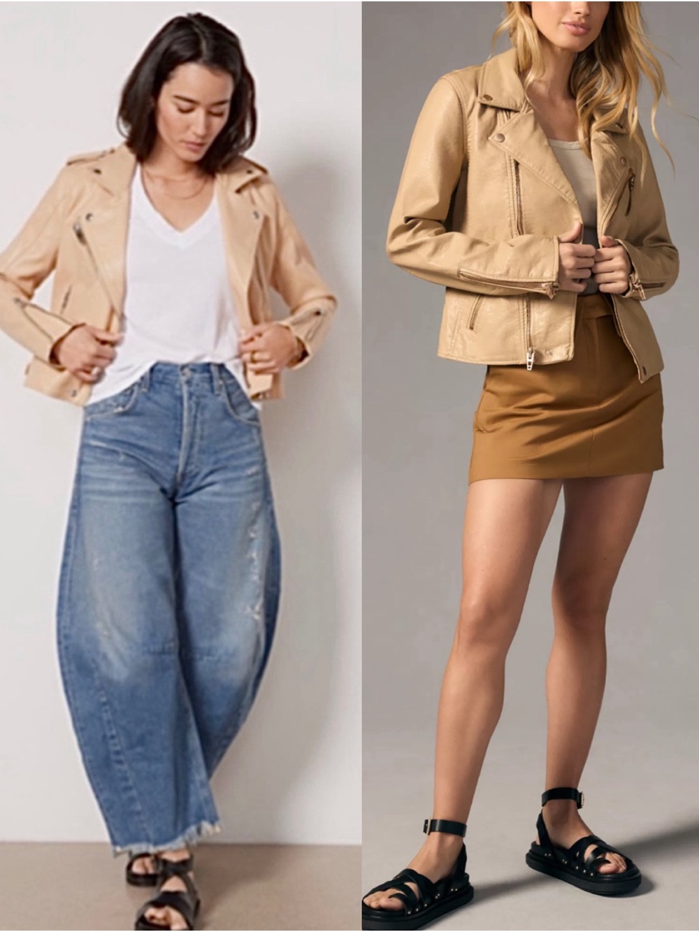 BLANKNYC Faux Leather Moto Jacket size Small